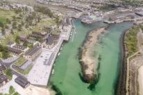 Drone footage reveals what Hayle harbour redevelopment could look like